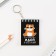 Key keychain notebook “For brilliant ideas”, 5.5 x 7.5 cm