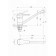 FAUZT FZS-805-131 kitchen mixer, single-leaf, pour length 220 mm, chrome