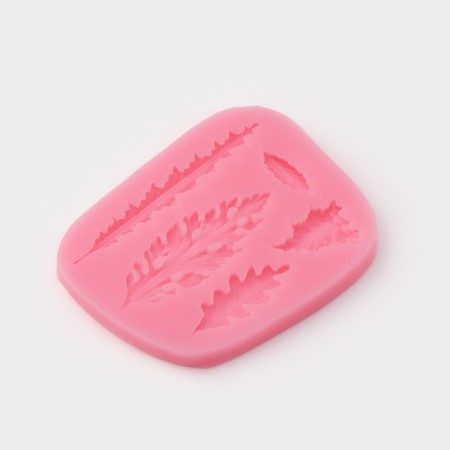 Mold Dolyana "Herbarium", silicone, 9.5 × 8 × 0.8 cm, color mix-1