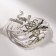 Bracelet Skin "Magic of Signs" Paris, 6 threads, white color, l = 20 cm