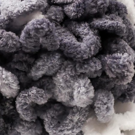 Yarn "Puffy fine color" 100% micropoliester 14.5m/100g (5925 gray camouflage)-2