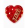 18 soap red roses with an inscription in a box