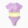 Separate Minaku women's swimsuit with closed shoulders, lilac color, size 48