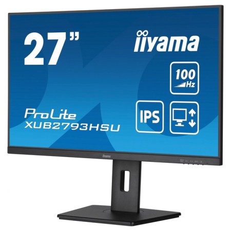 Monitor IIYAMA 27 "Prolite Xub2793HSU-B6 Black IPS LED 1MS 16: 9 HDMI M/M Matte Has Piv 2 107748-4