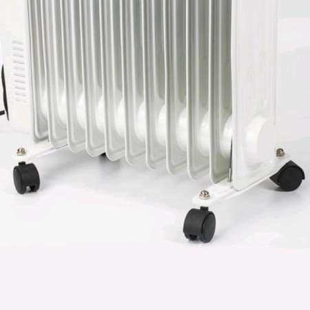 Sonnen DFS-11 heater, oil, 2500 watts, 11 sections, 25 m², white-3