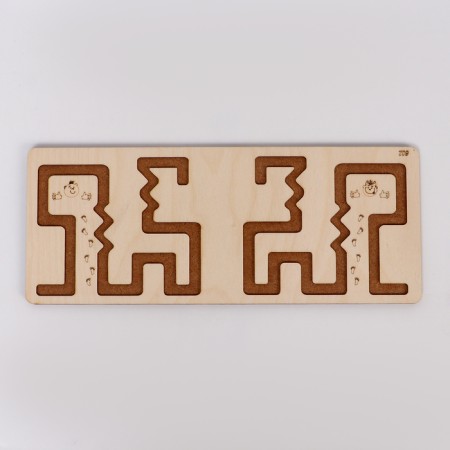 Puzzle interhemispheric board Small "Egyptian figures"-6