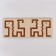 Puzzle interhemispheric board Small "Egyptian figures"