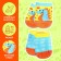 Clothes for the Pups "Funny Dinosaurus", socks 2 pairs
