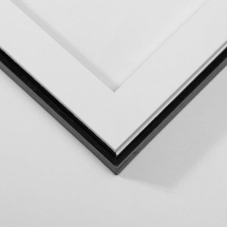 Photo frame MDF 40x50 cm, white with black-1