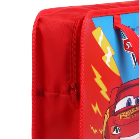 Plastic folder with A4 handles, on a zipper, 80x330x240 mm, cars-5
