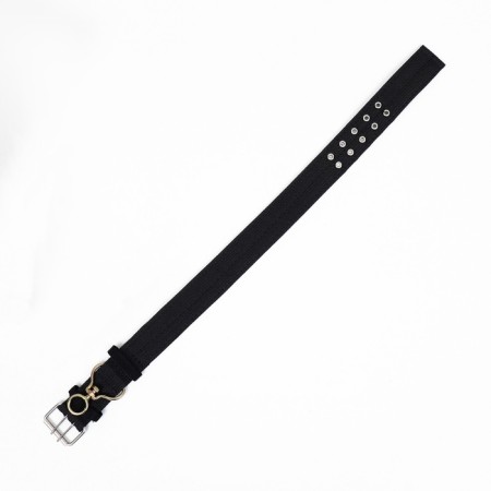 Four-layer collar with a swivel, 80 x 4.9 cm, Osh 64-74 cm, polyester, black-5