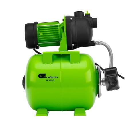SIBRTEK NS850-P pumping station, 850 W, pressure 42 m, 58 l/min, tank 19 l, cable 1.2 m-6