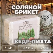 Salt briquette 