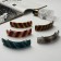 Halfish hair clip "Night colors" 9 cm, mix