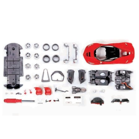 MASTO DIE-CAST LAFERRARI machine, with a screwdriver, opening doors, 1:24, red color-1