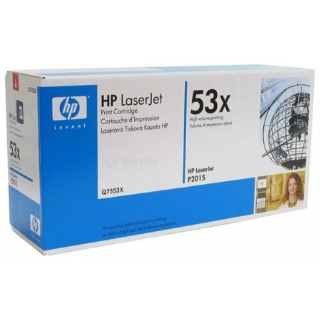 Toner Cartridge HP Q7553X Black for HP LJ P20/P2014/M2727 (7000-1