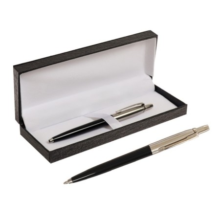 Handle Gift Ballic Calligrata, in the leatherette case PB J, automatic, black body/silver