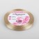 Satin tape, 6 mm × 23 ± 1 m, color light-beige No. 173
