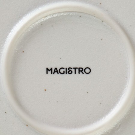 Porcelain dish for feeding Magistro Slate, D = 27.2 cm, white color-4