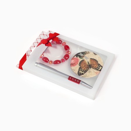 Gift set 3B1 (pen, gum for hair, mirror)-1