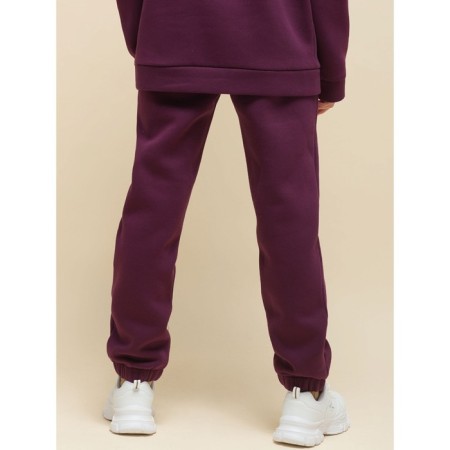 Baby trousers, height 134 cm, burgundy color-6