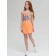 Bathing shorts for girls, height 128 cm, peach color