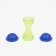 Toy for the treats "Infinity" 11 x 4.5 cm, blue/yellow