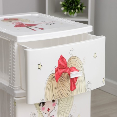 Goshade Children's 4-section Rossplast "Beauty", 47 x 38.5 cm, white color-2