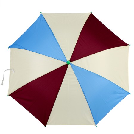 Rainbow umbrella, semi-automatic, with a whistle, r = 38cm, the color of mix-13