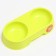 MISK DIALLY PLACE "duet", 24 x 12.5 x 4.5 cm, green