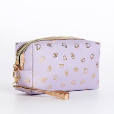 Lightning cosmetic bag, lilac color