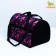 Bag - carrying for animals with print, 40 x 25 x 26, mix of flowers
