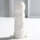 Vase for flowers "Anatomy", white, 5.5 x 16 x 8.5 cm.