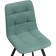 Stool on a metal frame chilli metal/velor, black/green 43.5x50x87.5 cm