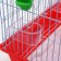 Poultry cell equipped BD-1/1D, 30 x 23 x 39 cm, red