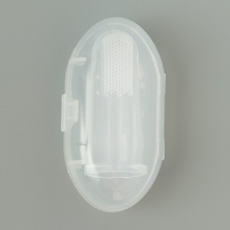 An animal brush brush, 5.5 x 2.5 cm, transparent container 7 x 4 cm-4