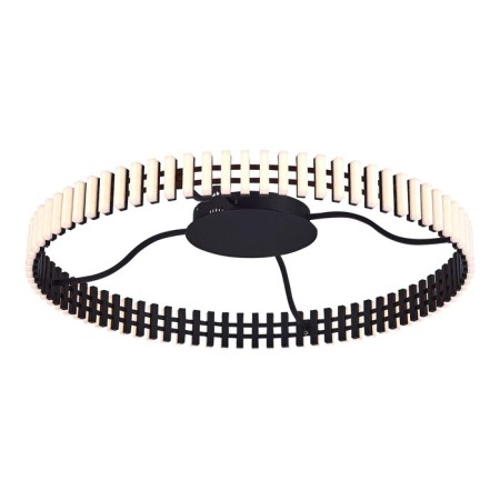 Ceiling Ceiling ST LUCE. SL6203.402.50. Estense. 1x50 W, LED, 3000K, 4000 LM, 80x80x13 cm, black color
