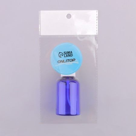 A bottle for storage, with a spray, 50 ml, blue/white color-6