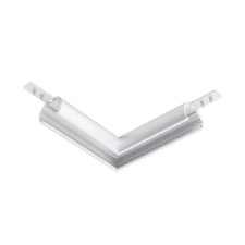 Corner Connector for the round low -profile busbar Exile, white