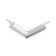 Corner Connector for the round low -profile busbar Exile, white