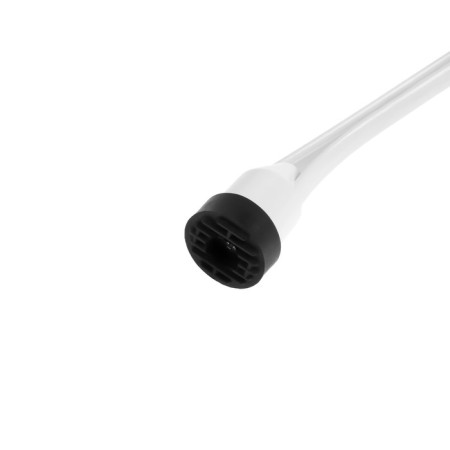 Door locomard lock, "goat leg", white color-1