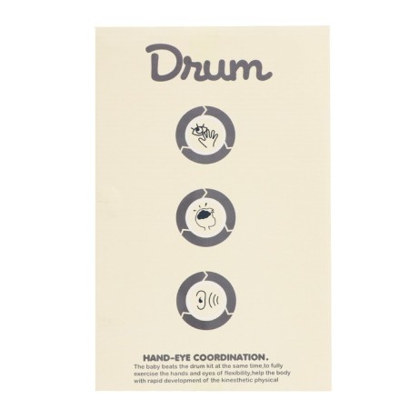 Drum installation "Rock", 5 drums, plate, sticks, stool-8