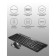 Keyboard + Mouse A4Tech FSTYLER FB2535C CLAV: Black/Gray Mouse: Black/Gray USB Wires 103388