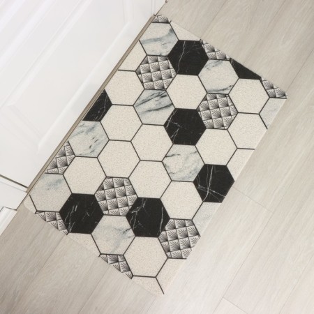 Rug of the galliped muddy shares "Marble", 50 × 80 cm, color gray color-5