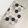 Rug of the galliped muddy shares "Marble", 50 × 80 cm, color gray color