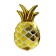 Foil ball 30 "Pineapple", gold