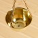 Grass and Himalayan salt bowl suspended with a dispenser d = 12cm, v = 0.4l