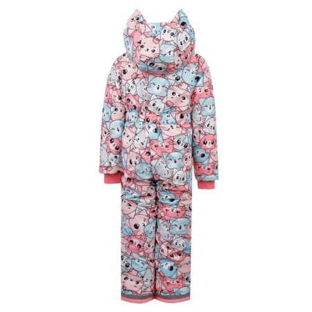 Winter overalls for a girl, height 116 cm-5