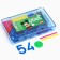 The cash desk of numbers and counting materials "Learning to count", 132 elements, plastic, Mickey Mouse