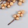 Decor "Bangs with balls" gold 4.5 cm